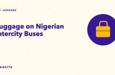 Illustrated guide cover with a travel bag mark: Luggage on Nigerian Intercity Buses.